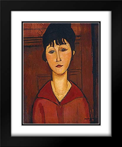 Black Modern Wood Frame With Double Matting