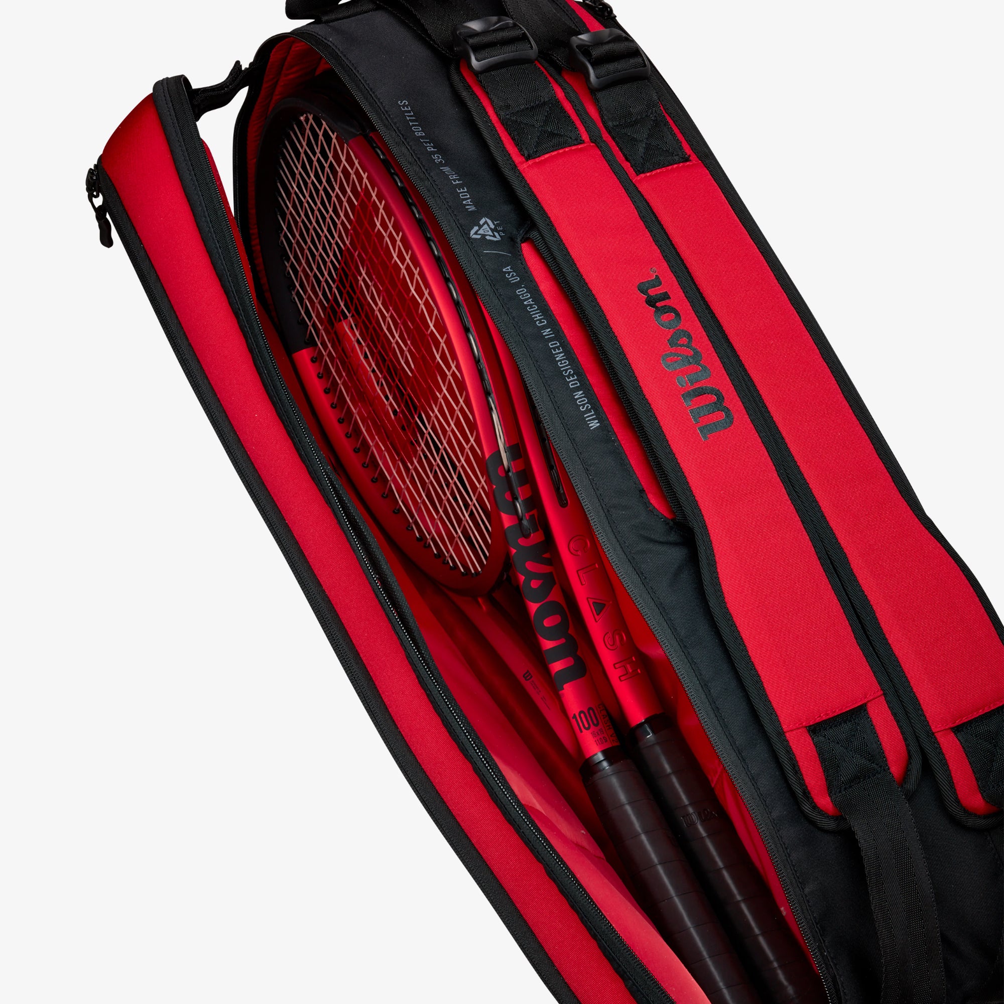 Wilson Clash Super Tour Tennis Racket 6-Pack | Premium Performance Racquets for Competitive Play | Perfect for Tennis Clubs, Coaches & Team Training