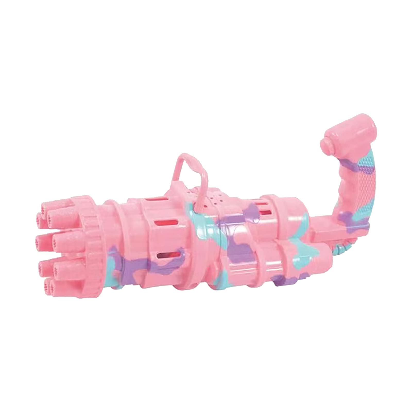 Electric Bubble Machine for Kids - 9-Hole Auto Bubble Blower with Huge Bubble Output, Portable Bubble Maker & Bubble Gun for Outdoor Play, Birthday Parties, and Backyard Fun