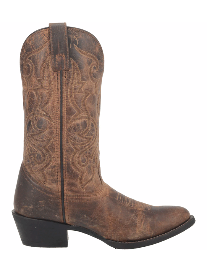 Laredo 51112 Women's MADDIE Leather Boots Tan - Stylish & Comfortable Ankle Boots for Casual Wear, Work & Outdoor Activities