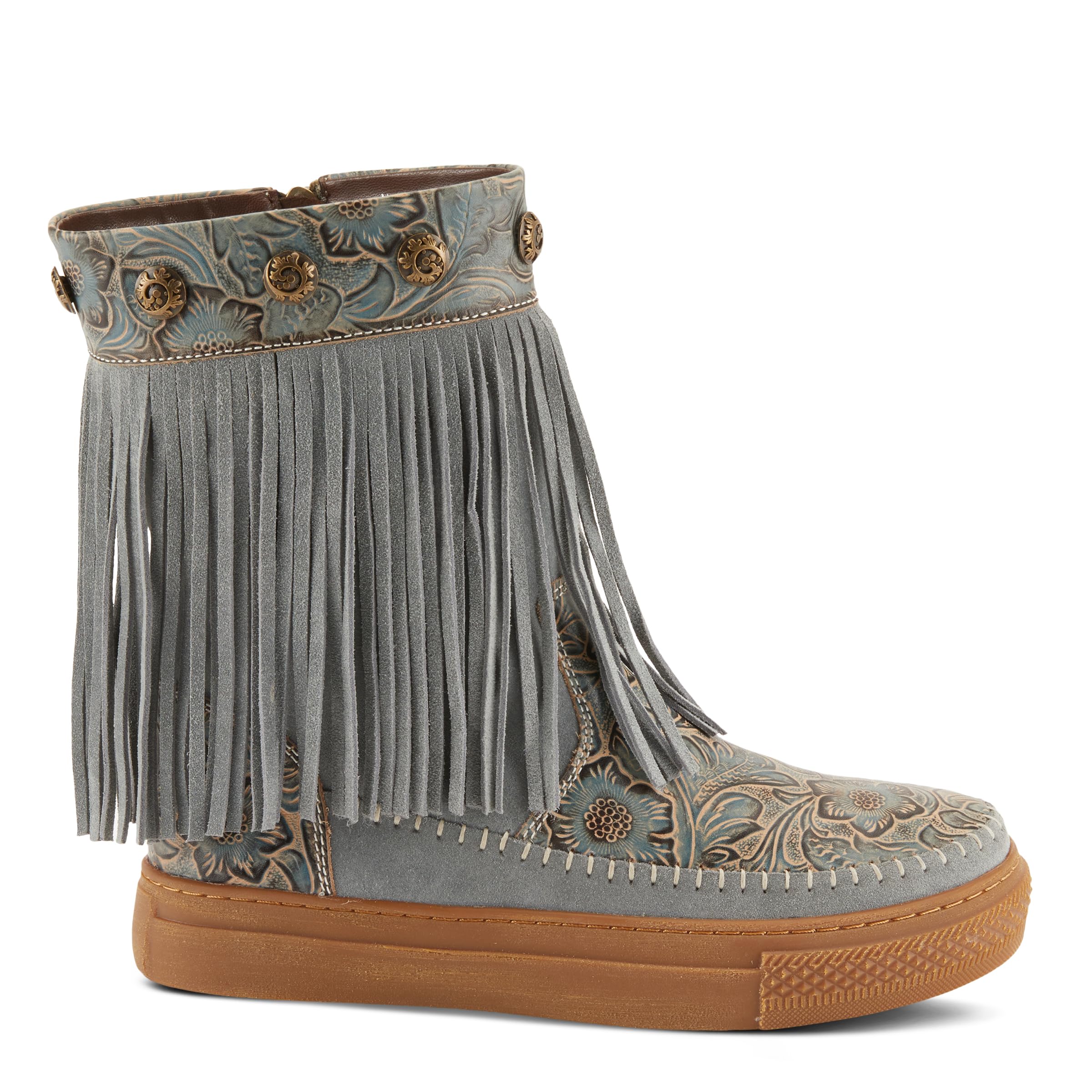 Spring Step L'Artiste Women's Fringely Booties - Stylish Ankle Boots with Fringe Detail for Fall & Winter | Perfect for Casual Outfits, Office Wear & Date Nights