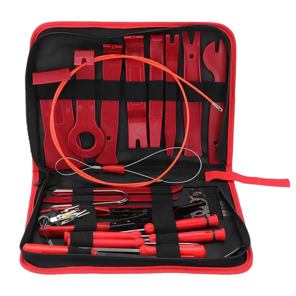 39pcs Car Interior Trim Removal Tool Kit - Pry Tools for Door Panel, Dashboard & Audio Installation | Perfect for Auto Repair, DIY Car Upgrades & Professional Mechanics