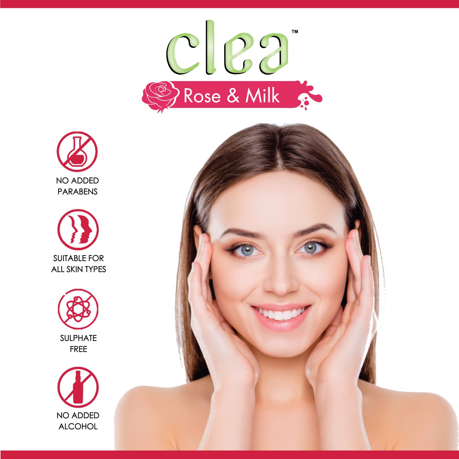 Clea Rose & Milk Moisturizing Facial Cleansing Wipes - Makeup Remover & Face Cleanser (25+10+8 Count, 3-Pack) | Travel, Gym & Daily Skincare Routine
