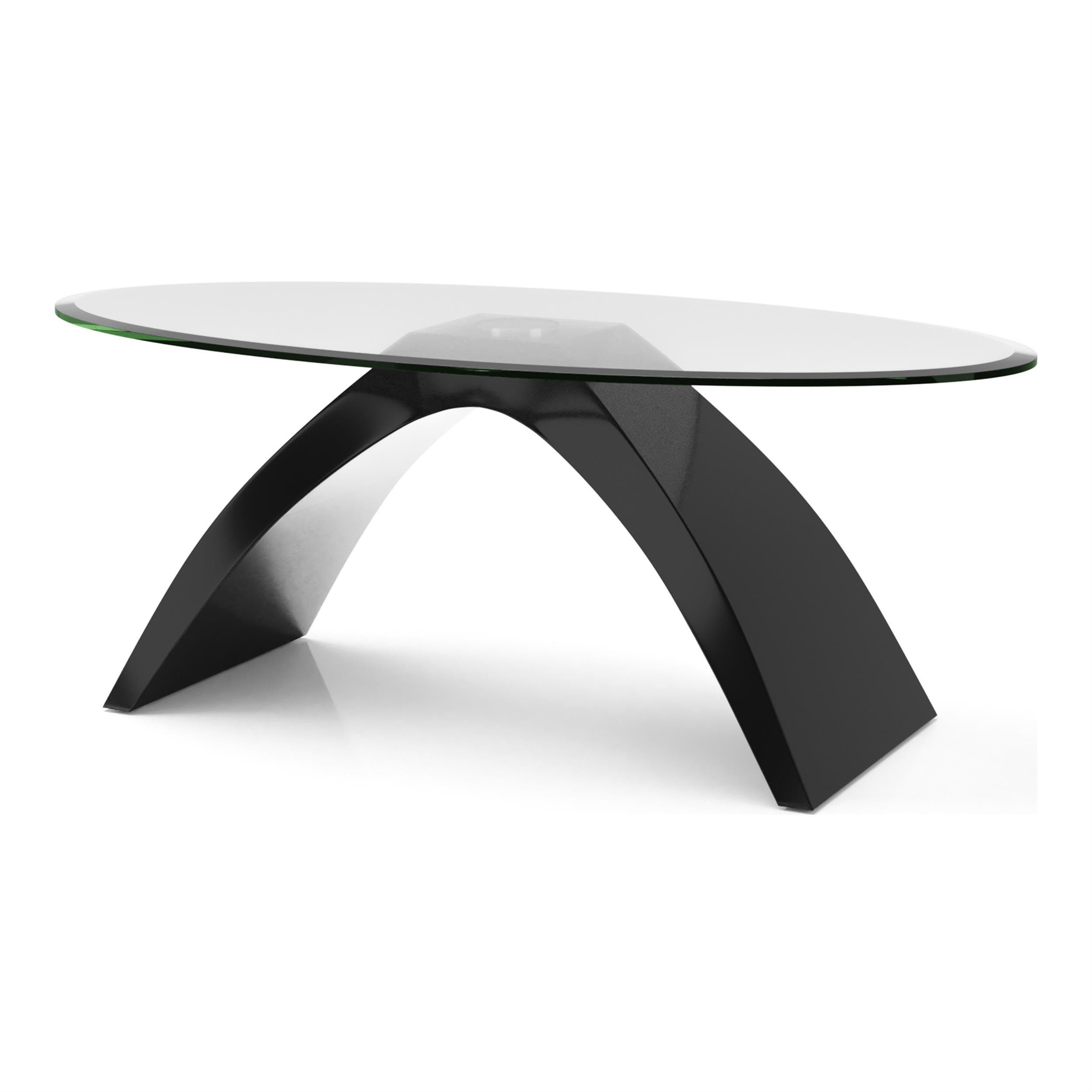 Furniture of America Pelletoni Wood 2-Piece Coffee Table Set in Black - Modern Living Room Furniture for Small Spaces, Home Decor & Entertainment Areas