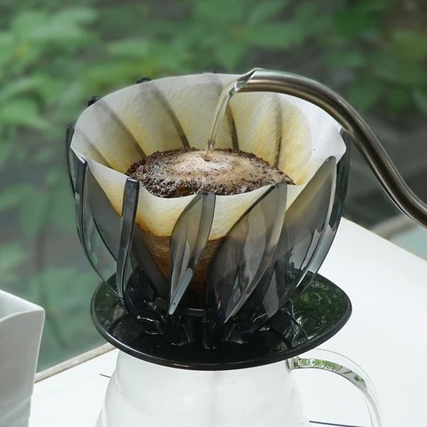 Hario Alpha Starter Kit - Premium Coffee Dripper Set with Glass Carafe & Filters for Pour Over Brewing | Perfect for Home Baristas & Coffee Enthusiasts