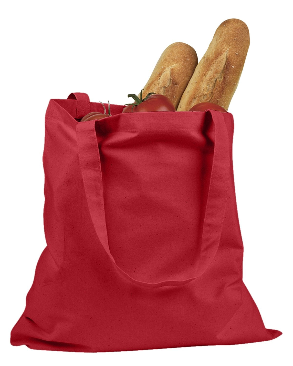 BAGedge BE007 6 oz. Canvas Promo Tote Bag - Customizable Reusable Shopping Tote for Groceries, Beach, Work & Events | Eco-Friendly Cotton Carryall with Durable Handles