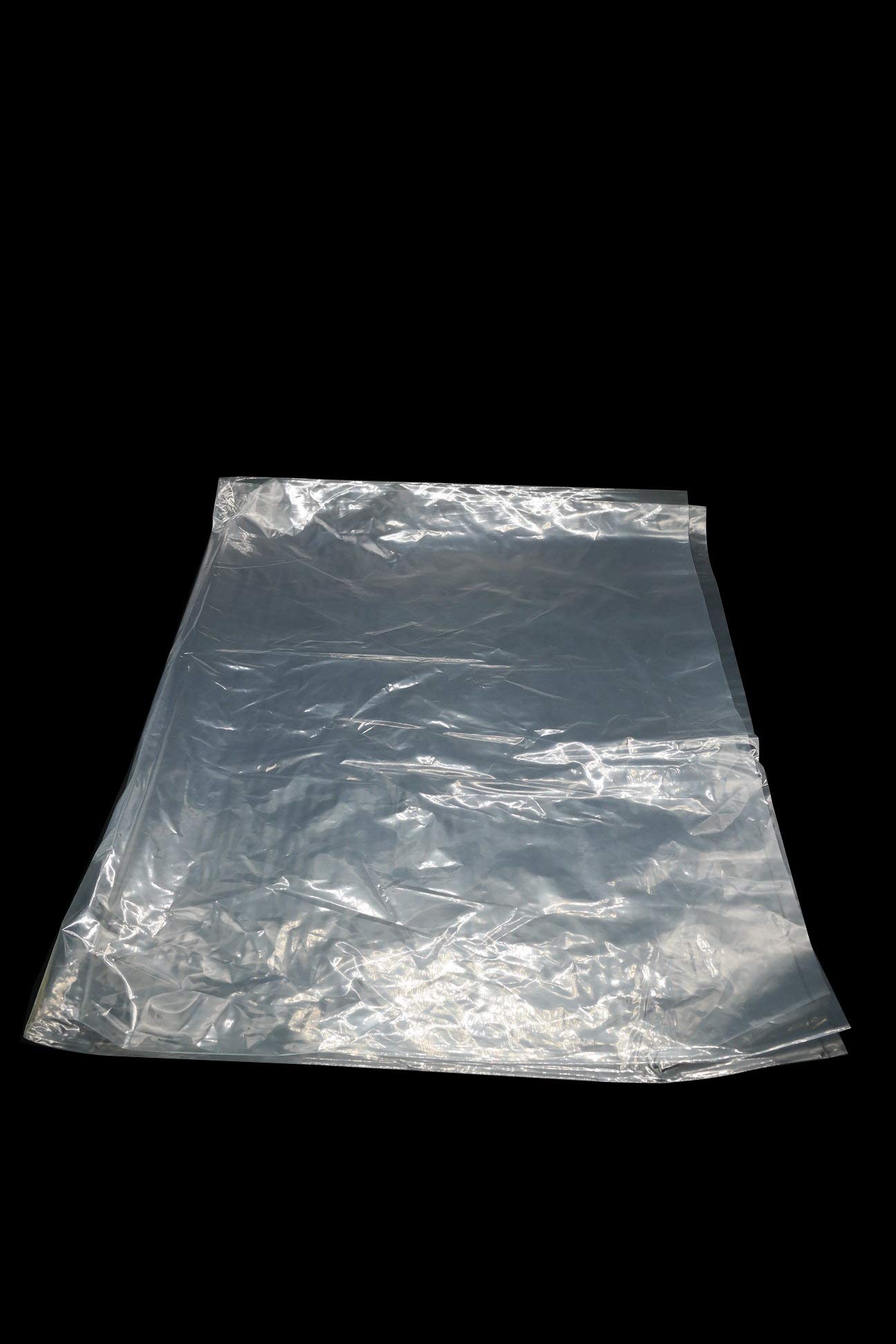 Tripact LDPE Clear Flat Poly Bags with Gussets - 20