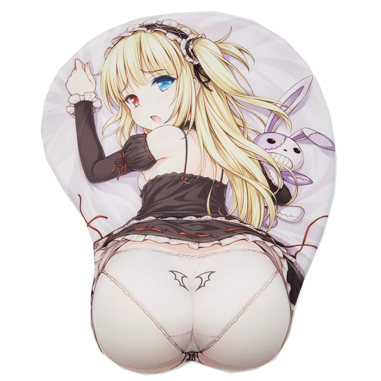 To Love-Ru Golden Darkness Anime Mouse Pad with Wrist Rest - 3D Gaming Mousepad with 2-Way Skin (Kobato) - Perfect for PC Gaming & Office Work