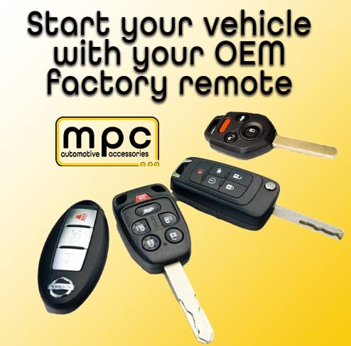 MPC Remote Start Kit for Jeep Compass 2007 - Semi Plug & Play Installation with T-Harness - Works with Factory Key Fobs - 24/7 US Tech Support - Perfect for Cold Mornings & Secure Vehicle Warm-Up