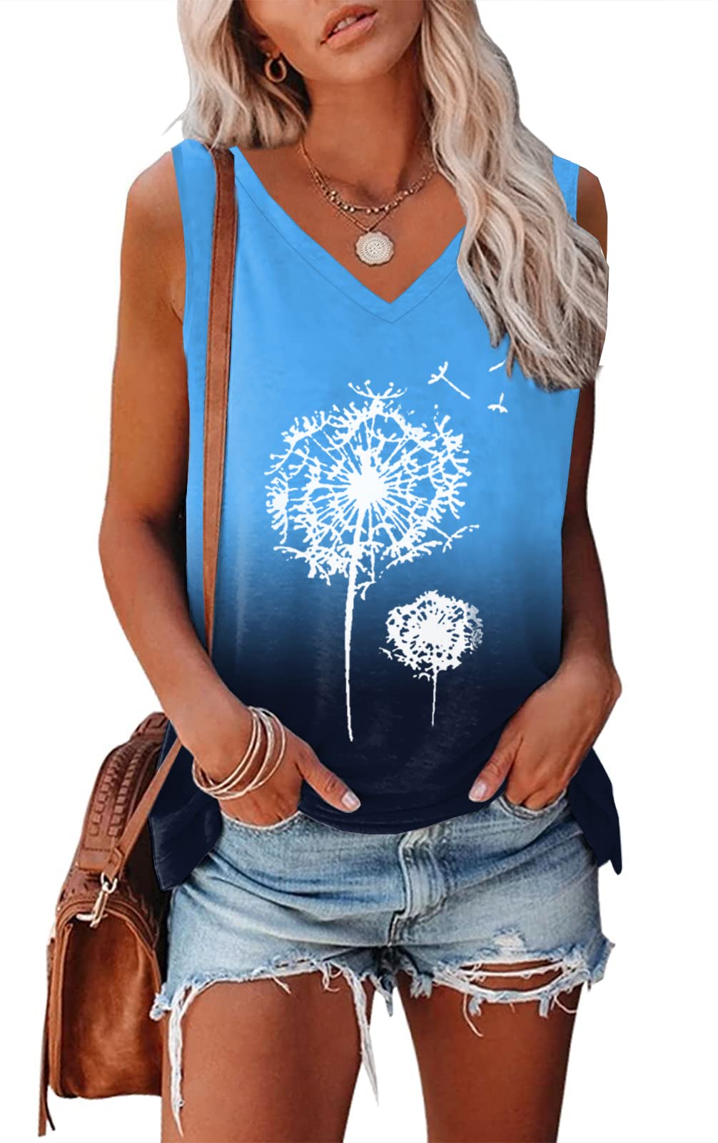 Women's Sleeveless Yoga Tank Tops - Breathable Loose Fit Athletic Shirts for Running, Workout & Summer Activities | Comfortable Casual Wear for Gym, Beach & Daily Use