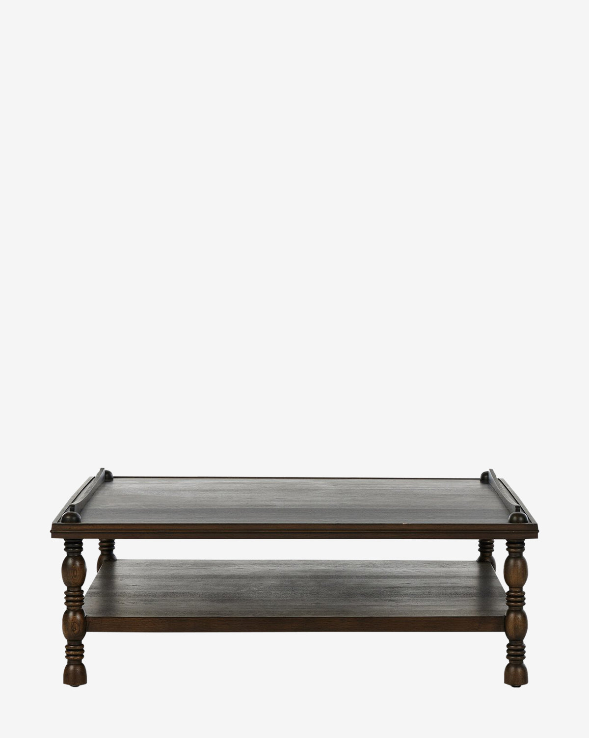 Modern Rhodes Coffee Table - Mid-Century Style Wooden Living Room Table with Storage Shelf - Perfect for Living Room, Lounge & Office Decor