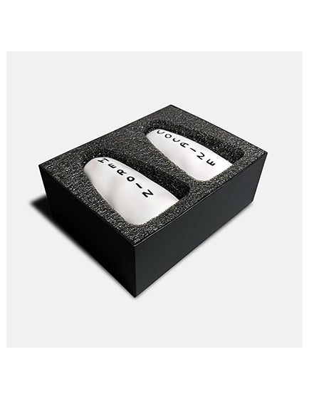 David Shrigley Heroin and Cocaine Salt and Pepper Shakers - Unique Art Collectibles for Kitchen & Dining Decor