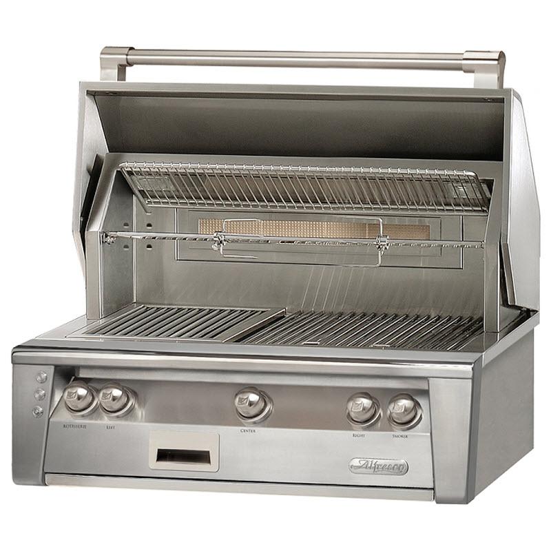 Alfresco ALXE 36 LP 36-Inch Luxury Built-In Gas Grill for Outdoor Kitchen - Perfect for Backyard BBQs, Patio Parties & Gourmet Grilling