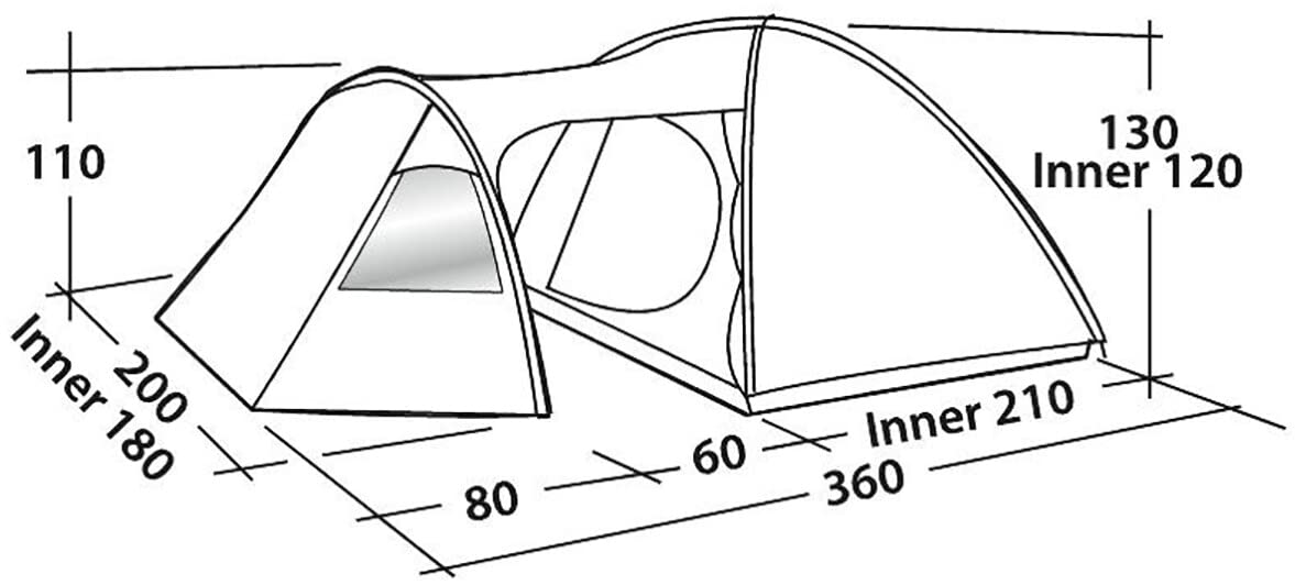 Eclipse 300 Camping Tent - Lightweight Waterproof Backpacking Tent for Outdoor Adventures | Perfect for Hiking, Camping & Backpacking Trips