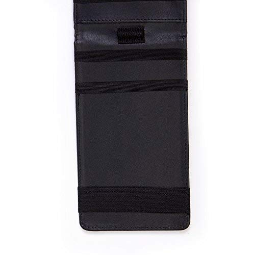 Magic Vosom Professional Golf Scorecard Holder & Yardage Book Holder - Black | Durable Golf Accessories for Keeping Score & Tracking Yardage on the Course