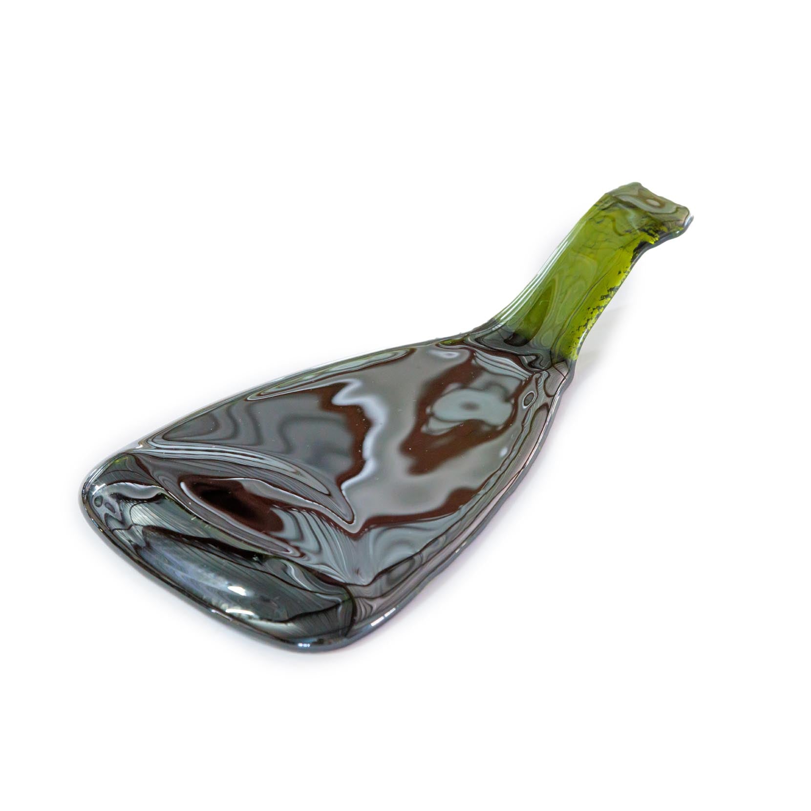 Eco-Friendly Recycled Glass Champagne Serving Platter - Perfect for Parties, Weddings & Special Events
