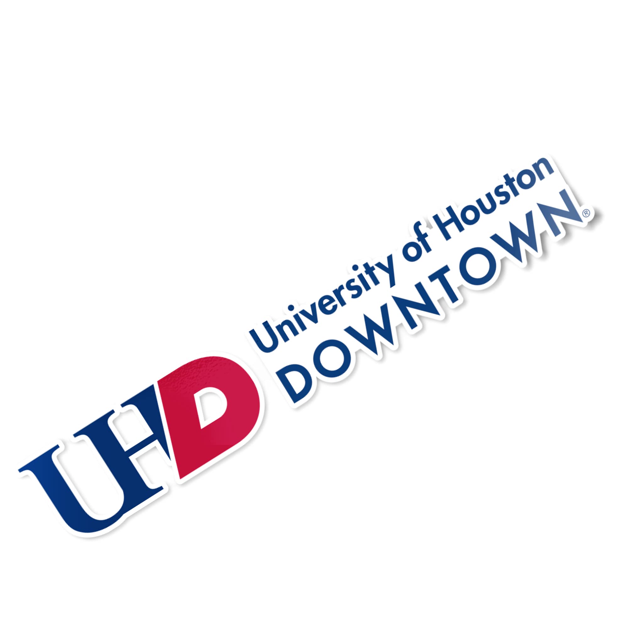 University of Houston Downtown UHD Desert Cactus Logo Vinyl Decal Sticker - 8 Inch Waterproof Decal for Laptop, Water Bottle, Car, Scrapbook - Perfect for College Students, Alumni & Fans