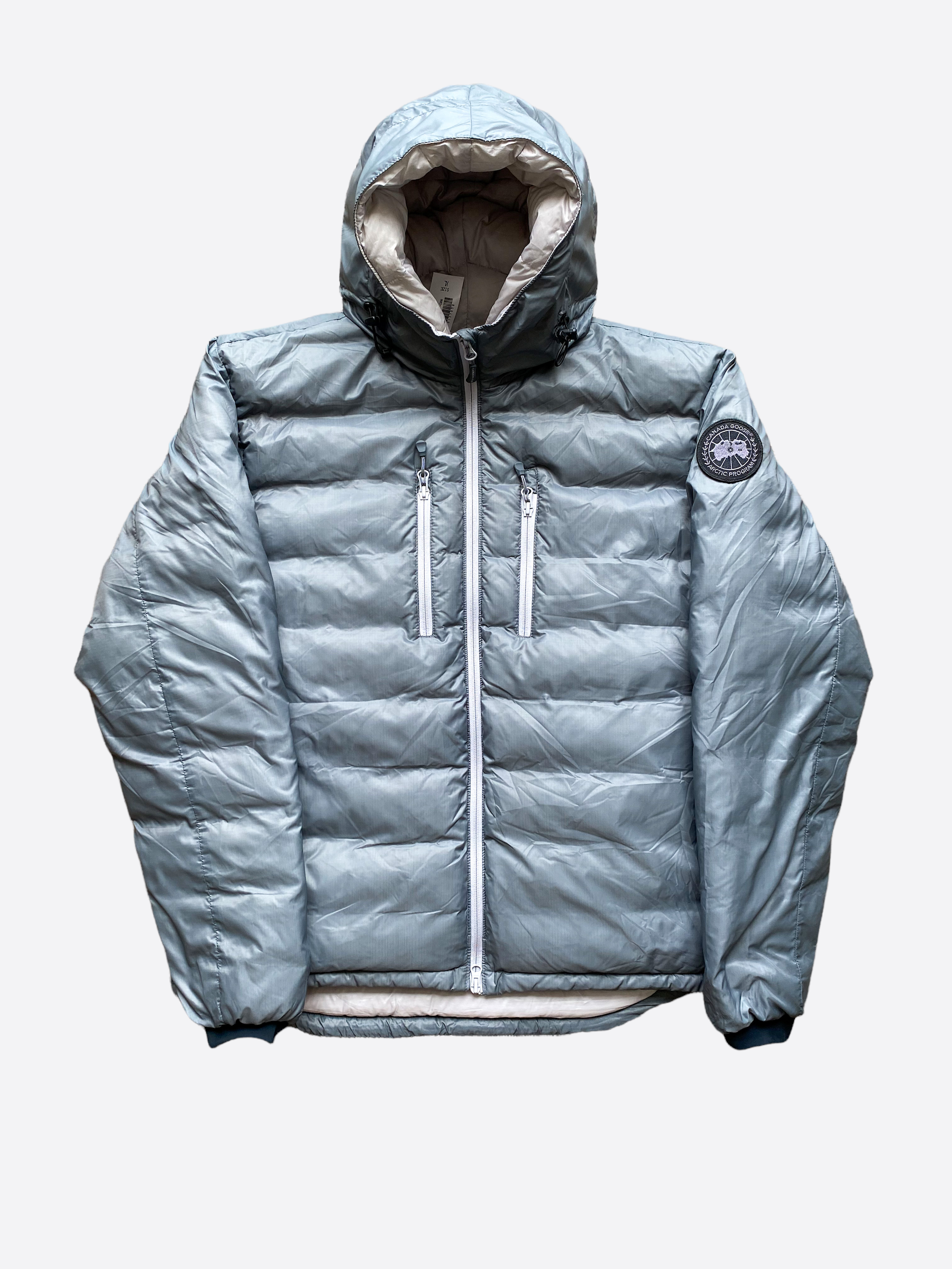 Canada Goose Branta Mid Grey Lodge Men's Waterproof Down Jacket - Winter Coat for Outdoor Activities & Urban Style