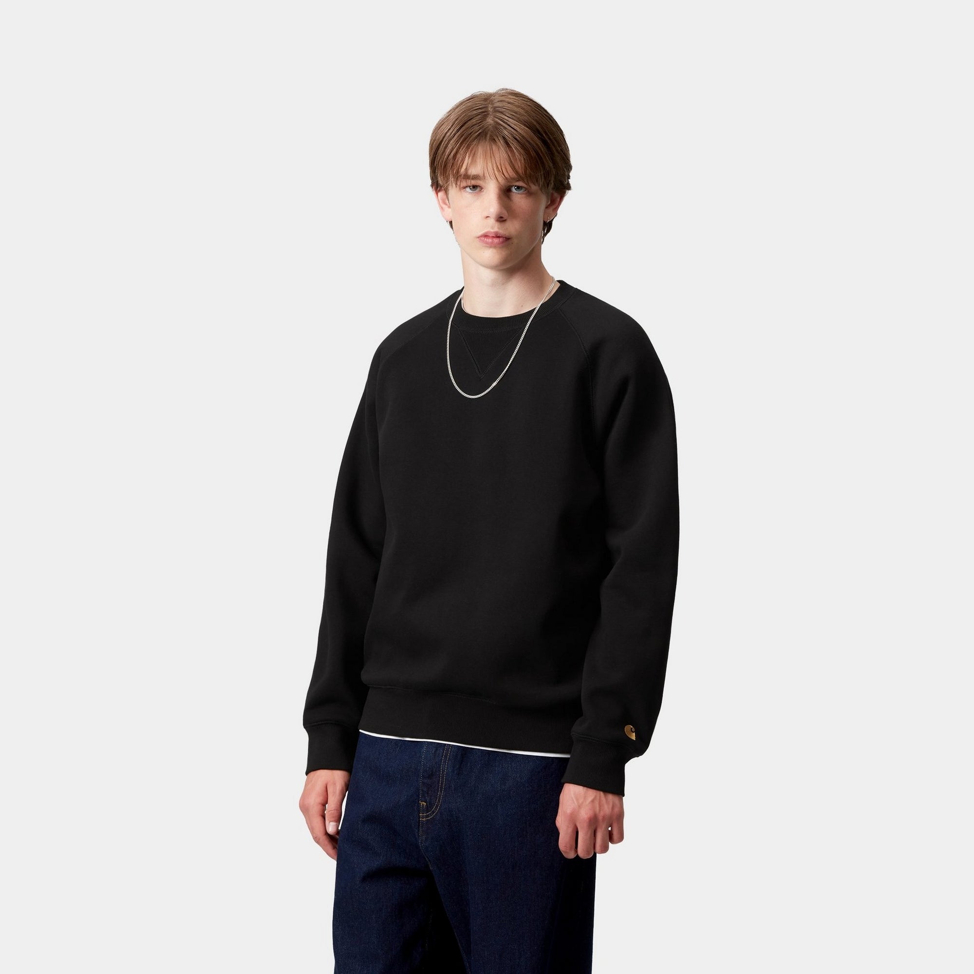 Chase Sweatshirt for Men & Women | Soft Cotton Pullover Hoodie | Black Casual Wear | Perfect for Gym, Lounge & Everyday Comfort