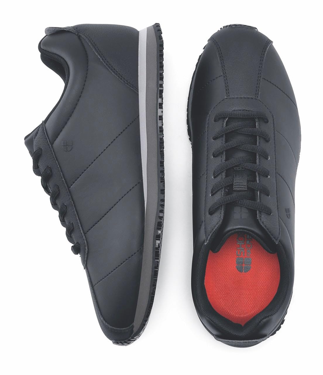 **Shoes for Crews Avery - Women's Slip Resistant Work Shoes - Water Resistant Black Non-Slip Safety Shoes for Restaurant, Hospital & Retail Workers**