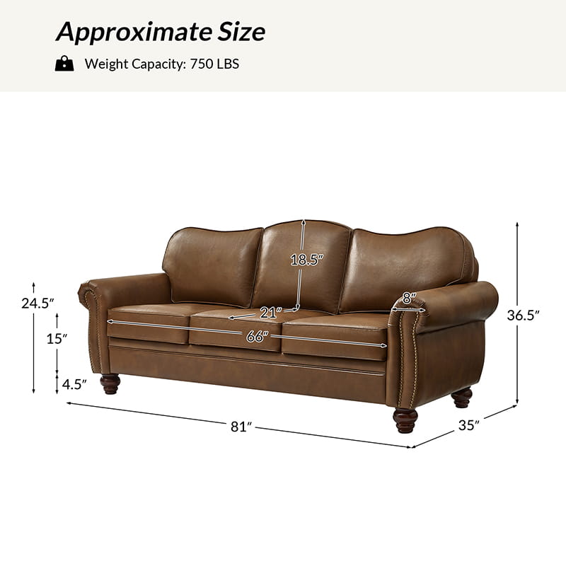 Amelia 2-Piece Living Room Furniture Set - Sofa & Loveseat (Multiple Styles Available) - Perfect for Small Spaces & Cozy Apartments