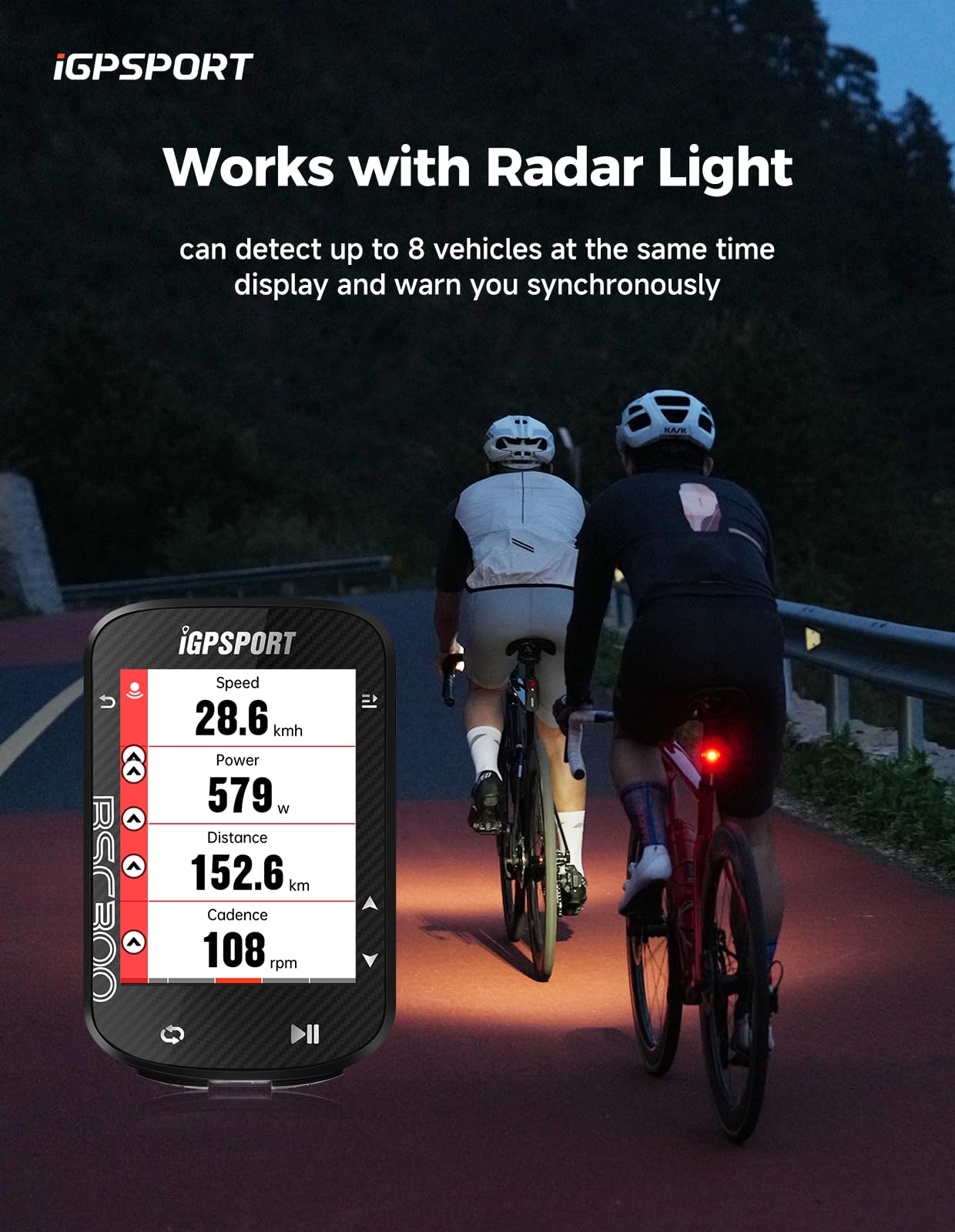 iGPSPORT BSC300 Wireless GPS Bike Computer with Offline Maps, Navigation & Off-Course Alerts - 8GB Storage, Bluetooth ANT+, IPX7 Waterproof - Perfect for Road Cycling, Mountain Biking & Outdoor Adventures