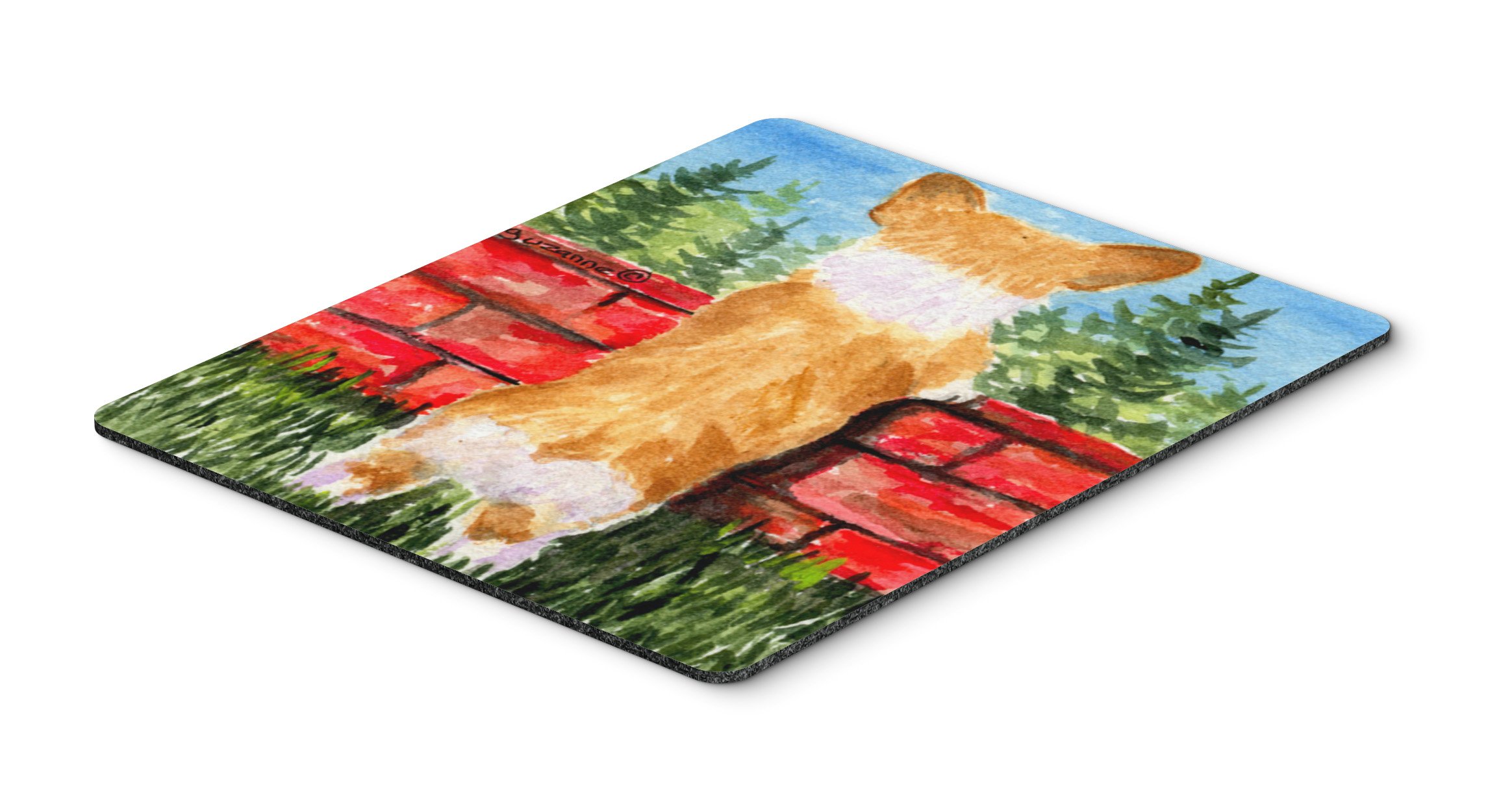 Corgi Mouse Pad & Hot Pad - Washable Large Mouse Mat for Home Office, Gaming, and Work | Caroline's Treasures SS8870MP | Perfect for Laptop & Computer Desks