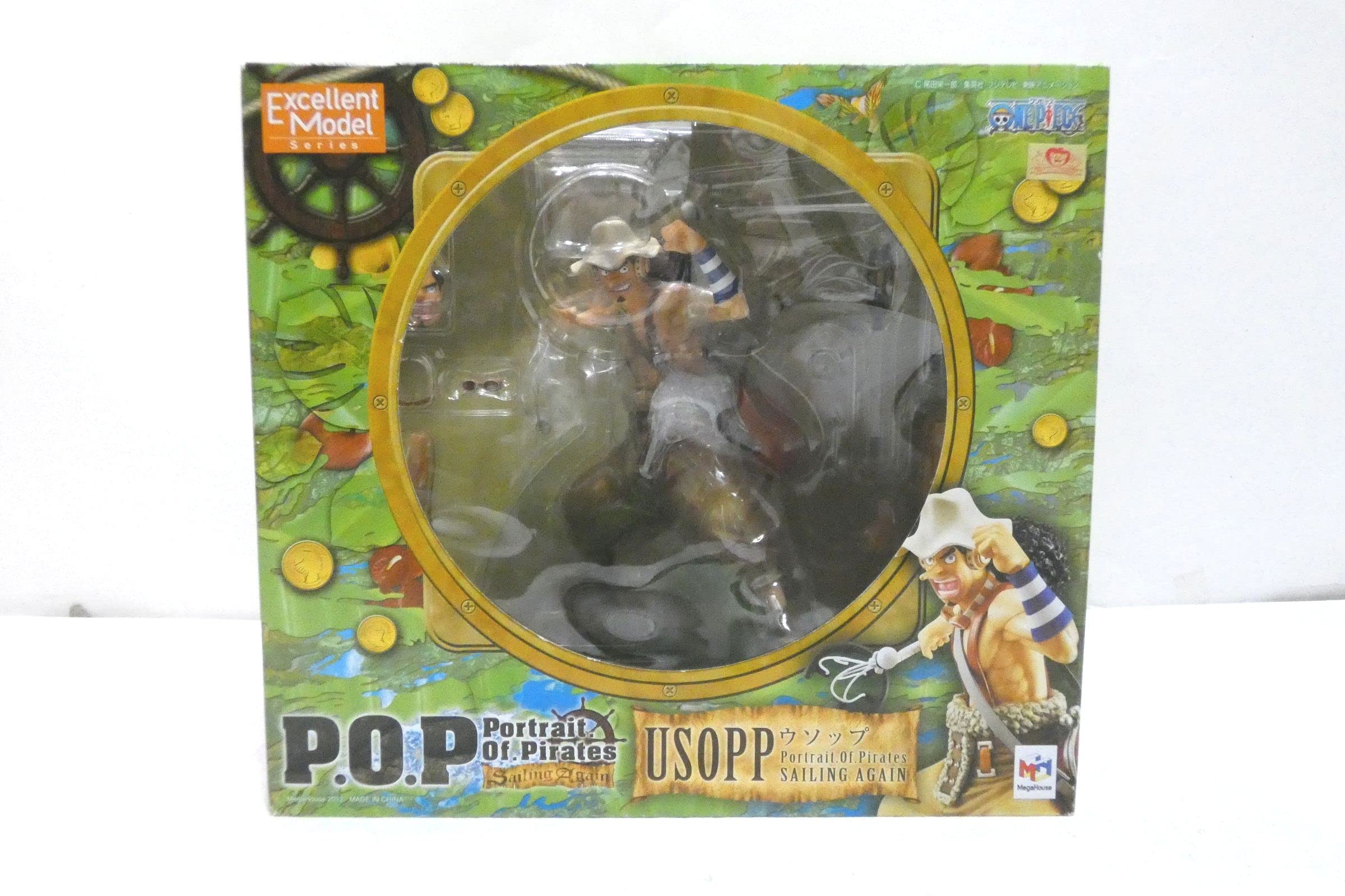 Megahouse One Piece Portrait of Pirates: Usopp EX Model PVC Figure - Anime Collectible for Display & Decoration | Perfect for Fans, Gifts, and Home/Office Decor