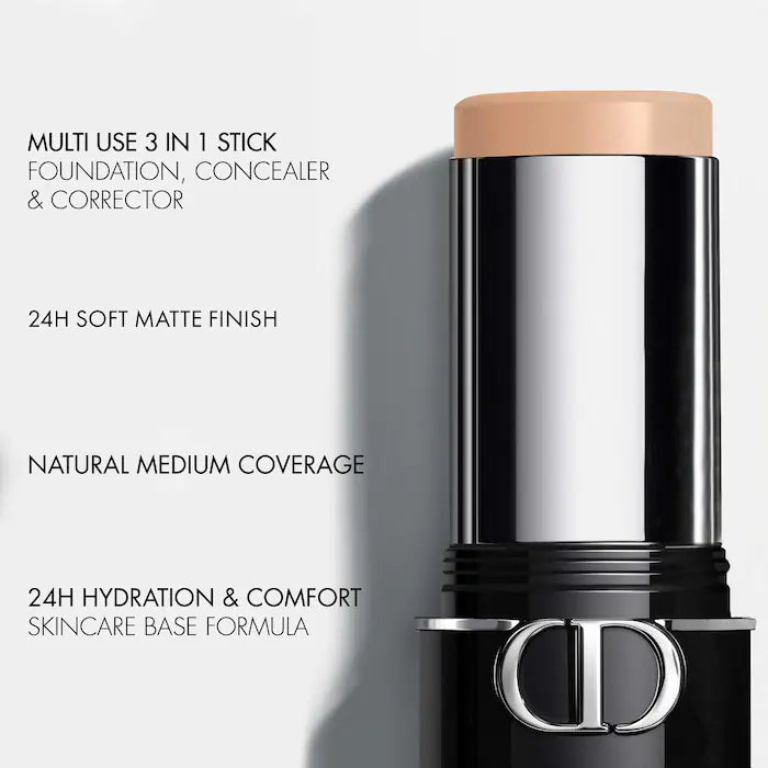 Dior Forever Skin Perfect 24H Multi-Use Foundation - Long Lasting Full Coverage Liquid Makeup for Flawless Look | Day & Night Wear, Photo Shoots, Special Occasions