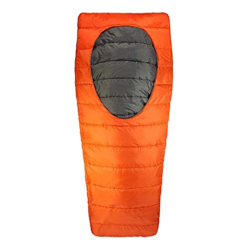 Cotton Sleeping Bag for Adults - Lightweight & Comfortable for Hiking, Camping, Backpacking & Outdoor Adventures - Blue & Purple Options (Medium Size) - Perfect for Backcountry Trips, Music Festivals & Sleepovers