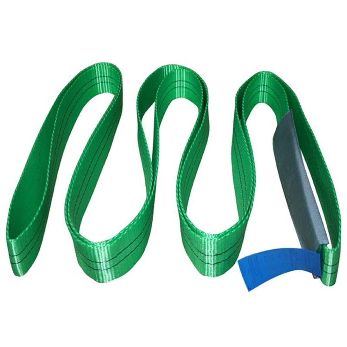 Aardwolf Heavy-Duty Endless Webbing Sling - 2 Ton Capacity (Pair) - Perfect for Towing, Lifting, and Securing Loads in Construction, Marine, and Off-Road Applications