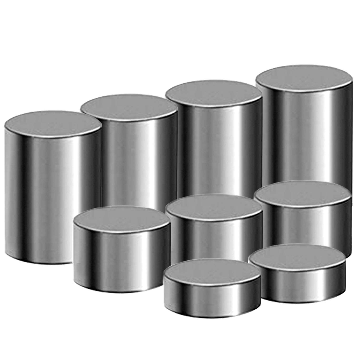 Pinewood Derby Car Weights - 3oz Tungsten Incremental Cylinders (3/8