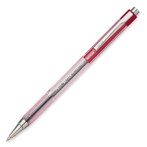 Pilot Retractable Ballpoint Pen 1mm Red Ink - Office & School Supplies