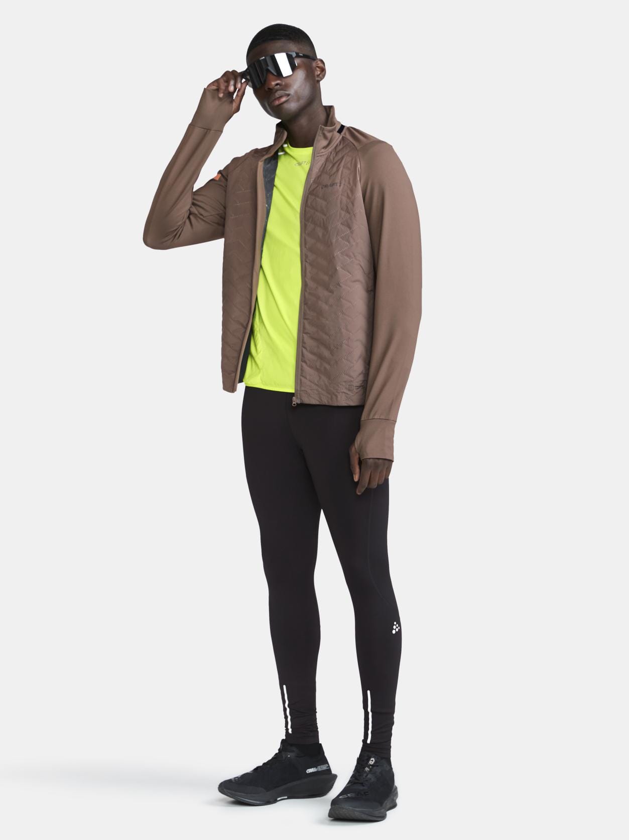 Men's ADV SubZ 3.0 Running Jacket - Lightweight Waterproof Windbreaker for Outdoor Jogging & Winter Training - Perfect for Cold Weather Running, Hiking & Cycling