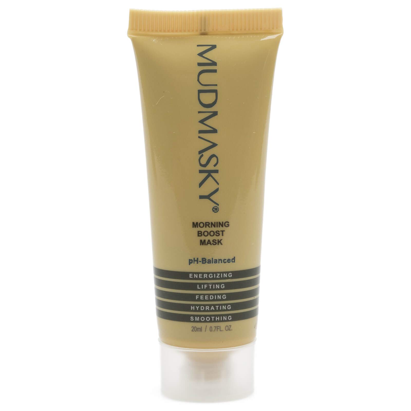 **Mudmasky Morning Boost Lifting Mask - Travel Size 20ml | Cruelty-Free & Vegan Skincare for Glowing Skin - Perfect for Travel, Morning Routine & Quick Refresh**