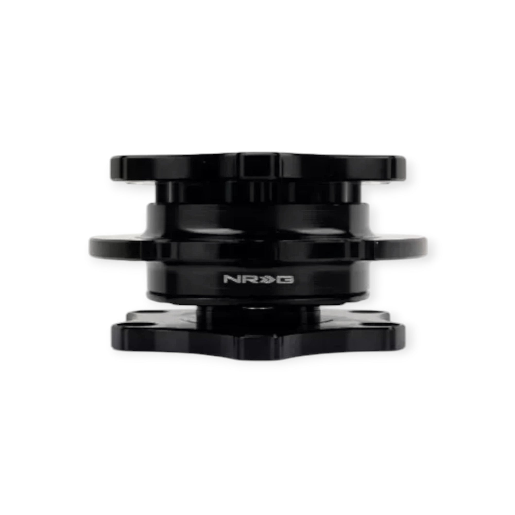 NRG SFI Key Way Type Quick Release Steering Wheel Hub Adapter - Black | Compatible with Racing & Drift Cars, Perfect for Simulators & Custom Builds