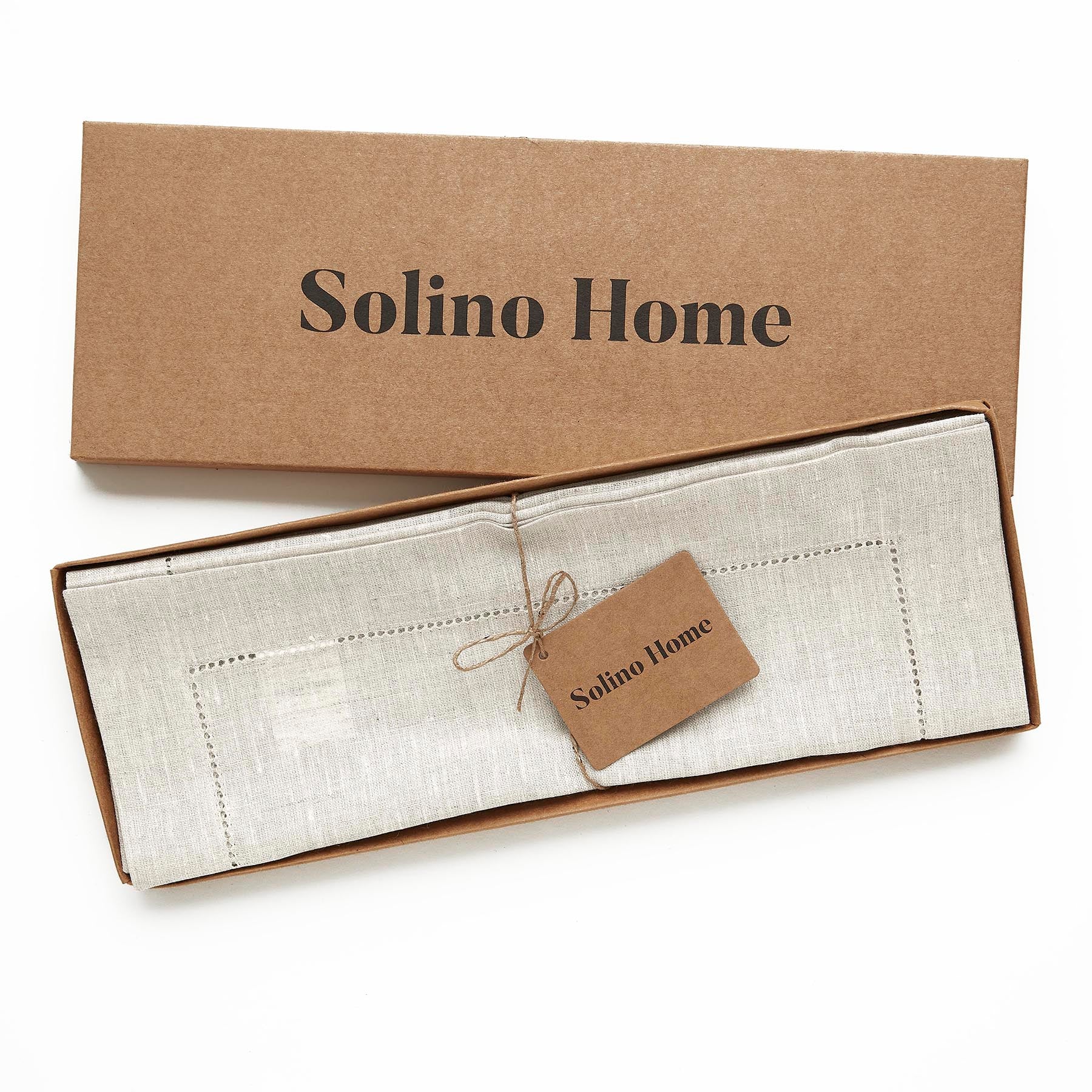 Elegant Classic Hemstitch Placemats Set of 4 - Premium Linen Table Mats for Dining Room Decor, Wedding & Holiday Table Setting - Perfect for Formal Dinner Parties & Home Decor