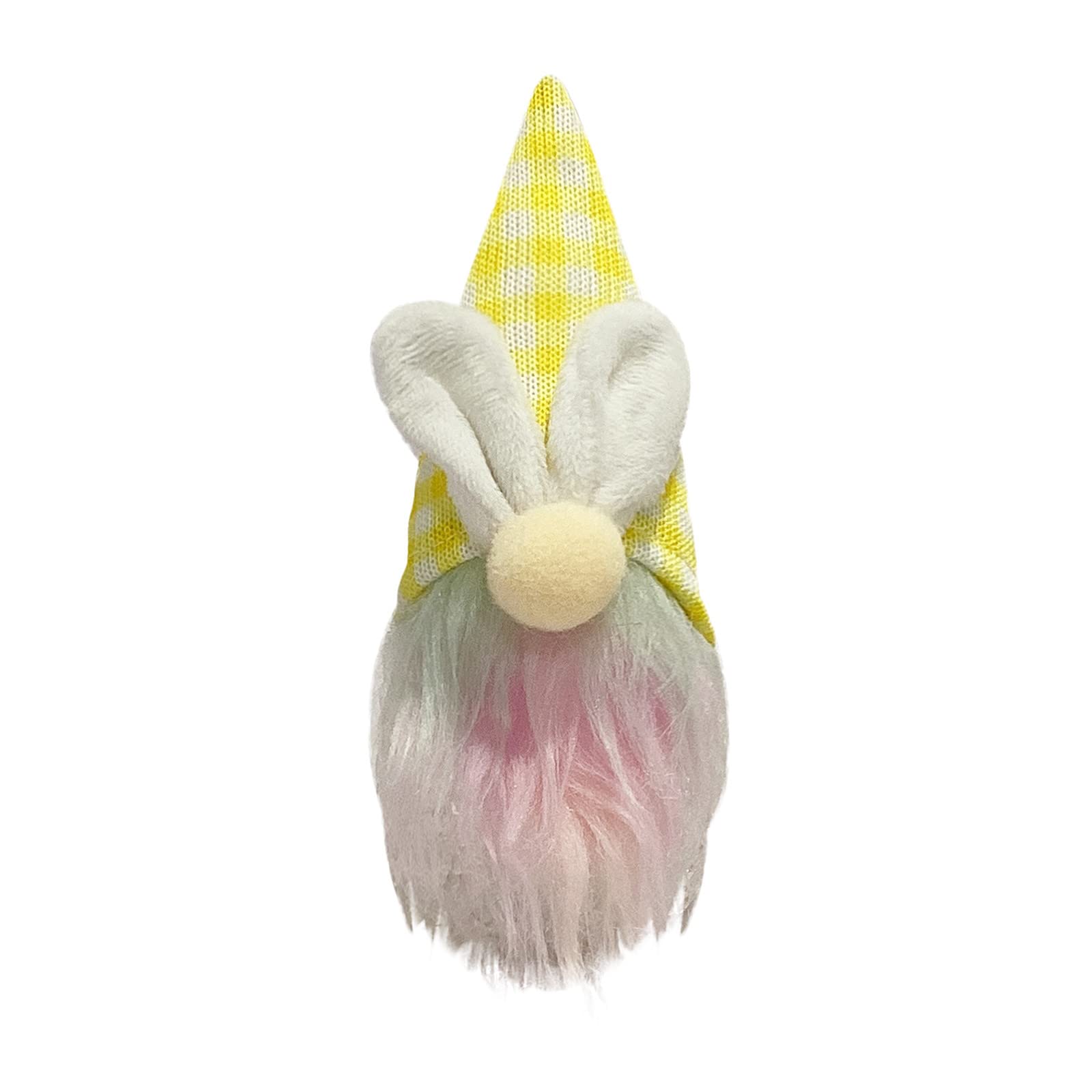 Glowing Easter Gnomes Plush Decor - Scandinavian Tomte Nisse Swedish Table Ornament for Easter, Christmas & Home Decor (Yellow, One Size) - Perfect for Holiday Parties, Gift Giving & Cozy Home Accents