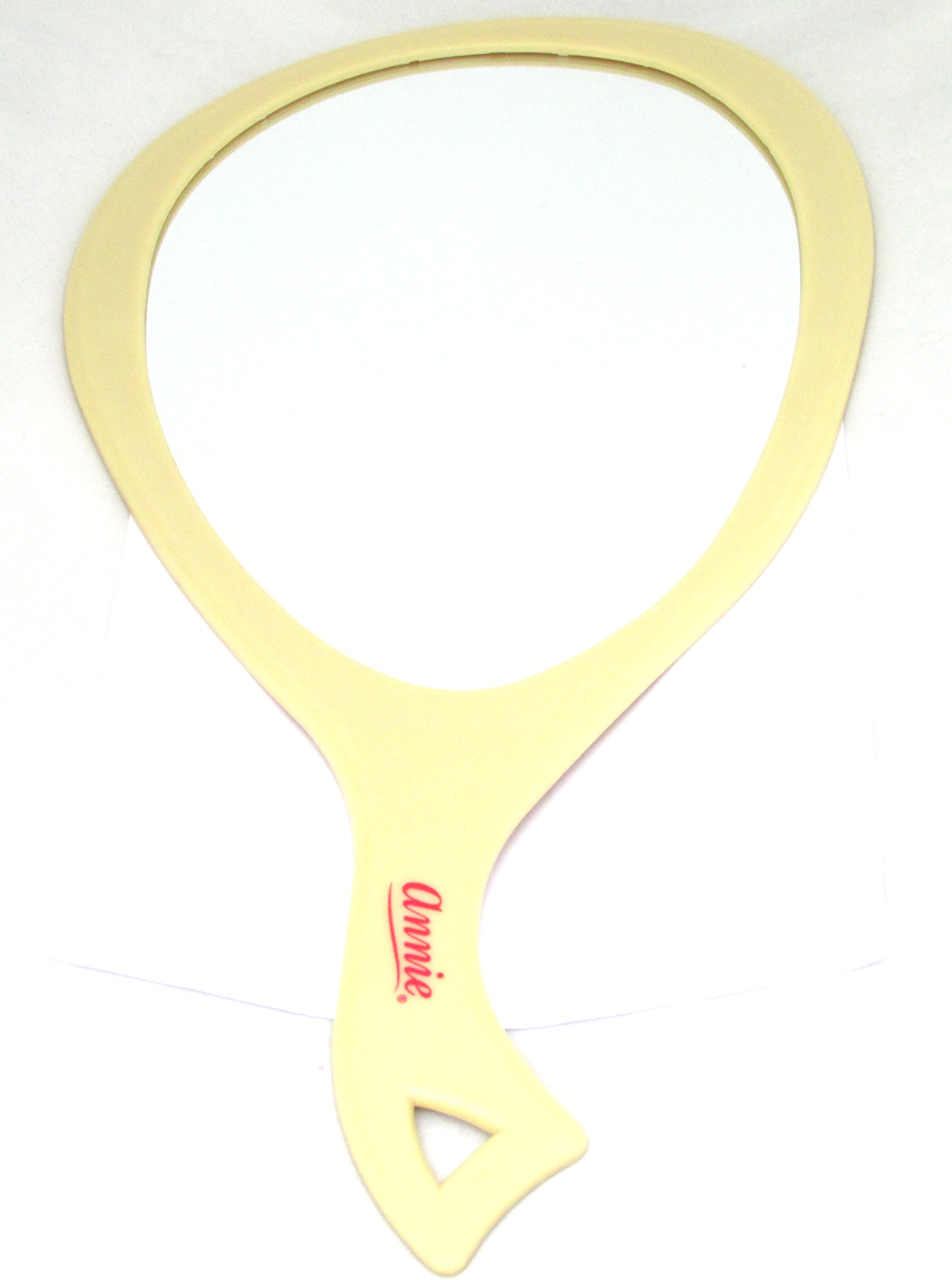 Elegant Ivory Teardrop Mirror for Hair Art & Salon Decor | Perfect for Home Vanity, Bridal Dressing Room & Professional Stylists