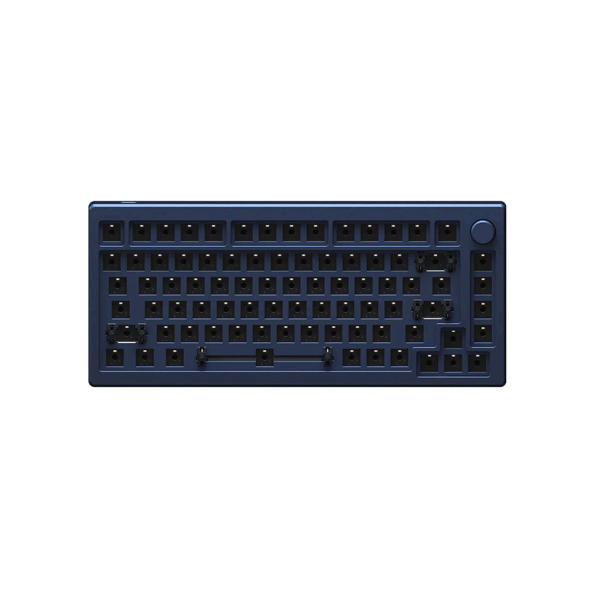 Akko MOD 007 V2 Aluminum RGB Mechanical Keyboard DIY Kit - Ocean Blue Color - Customizable Gaming Keyboard for PC & Mac - Perfect for Esports, Typing & Office Work