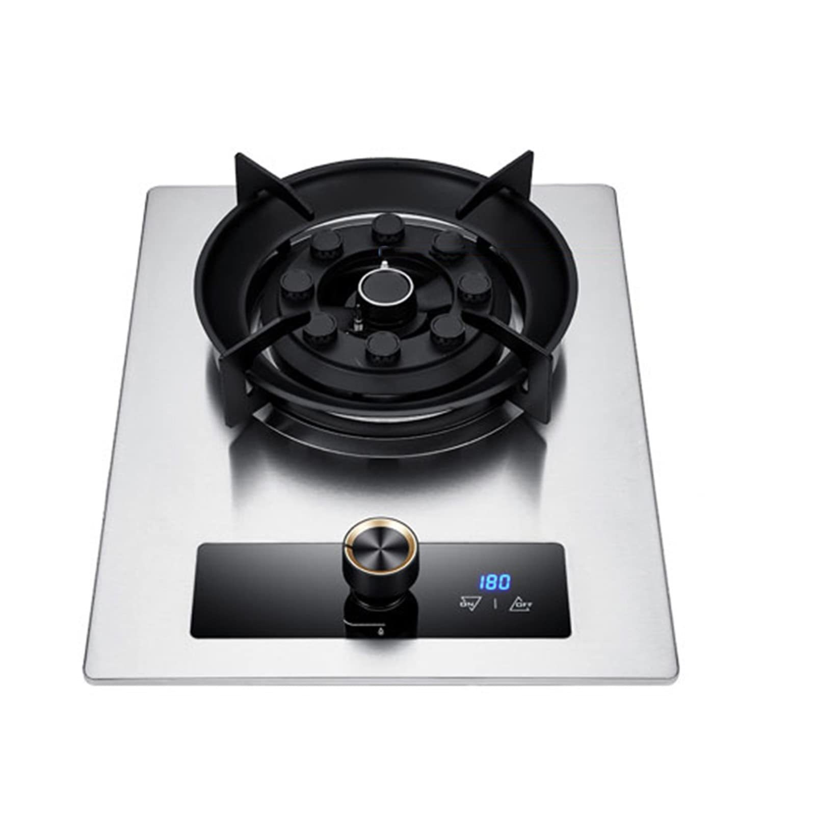 Portable Camping Gas Stove 4.5KW with 9 Burners - High Efficiency, Timer Function & Flameout Protection | Perfect for Outdoor Cooking, Backpacking, Picnics & Family BBQ (Natural Gas)