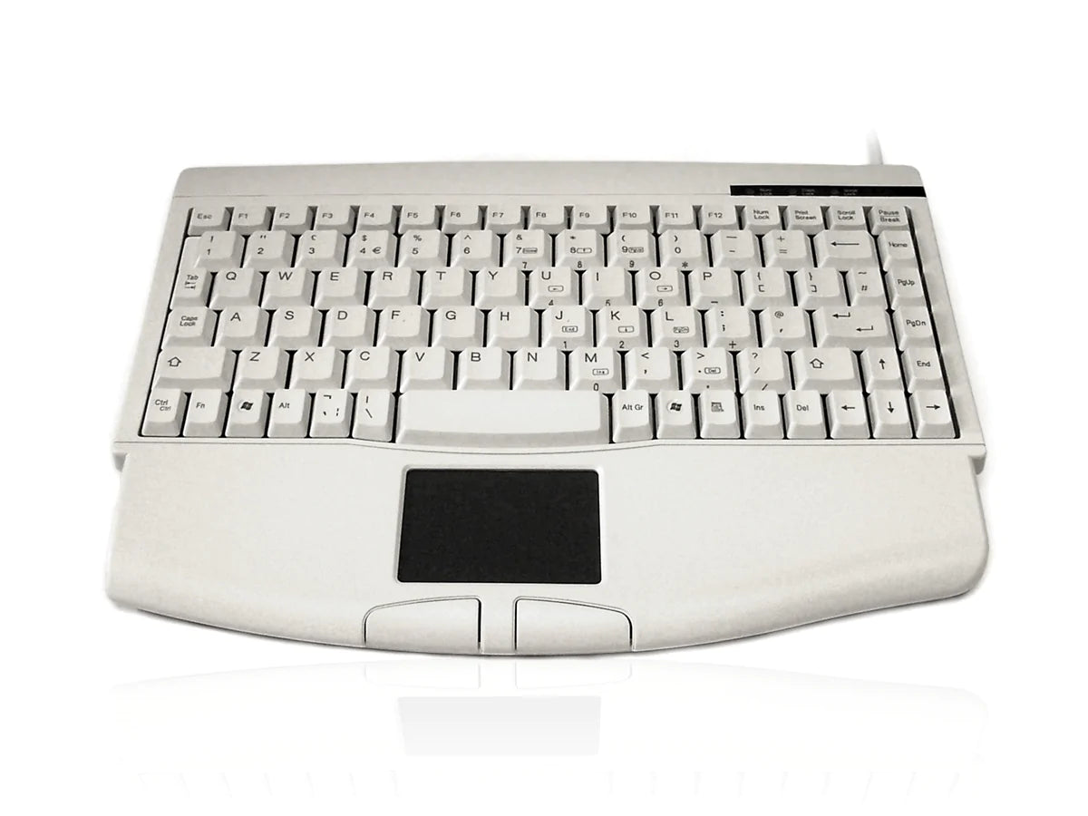 Accuratus ACK540 Compact Wireless Keyboard with Touchpad - Portable USB Keyboard for PC, Laptop, Tablet - Ideal for Home Office, Travel & Small Workspaces