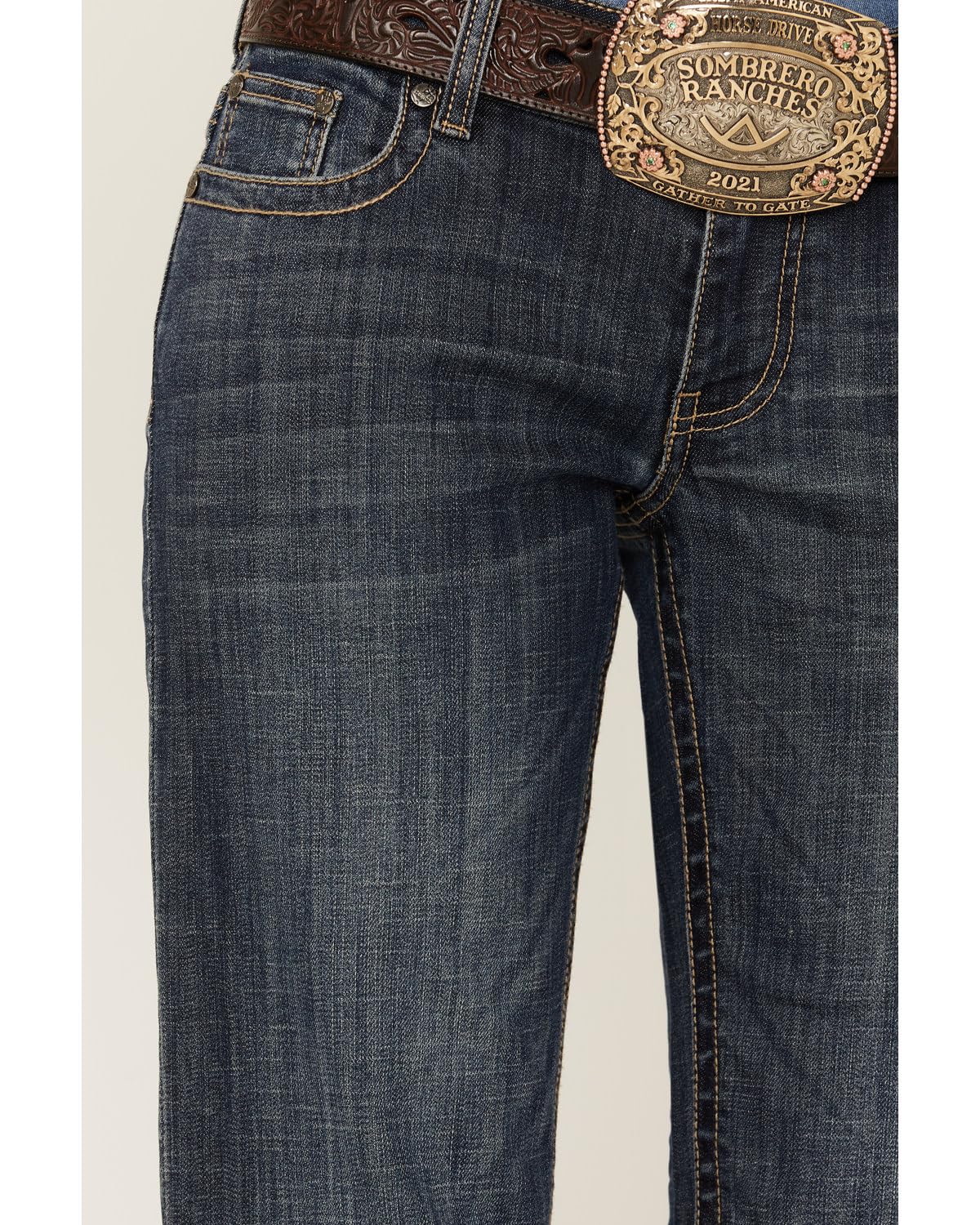 Stetson Women's Western Jeans 214 Trouser Blue 11-054-0214-0205 - Classic Cowgirl Style for Rodeo, Ranch Work & Casual Wear