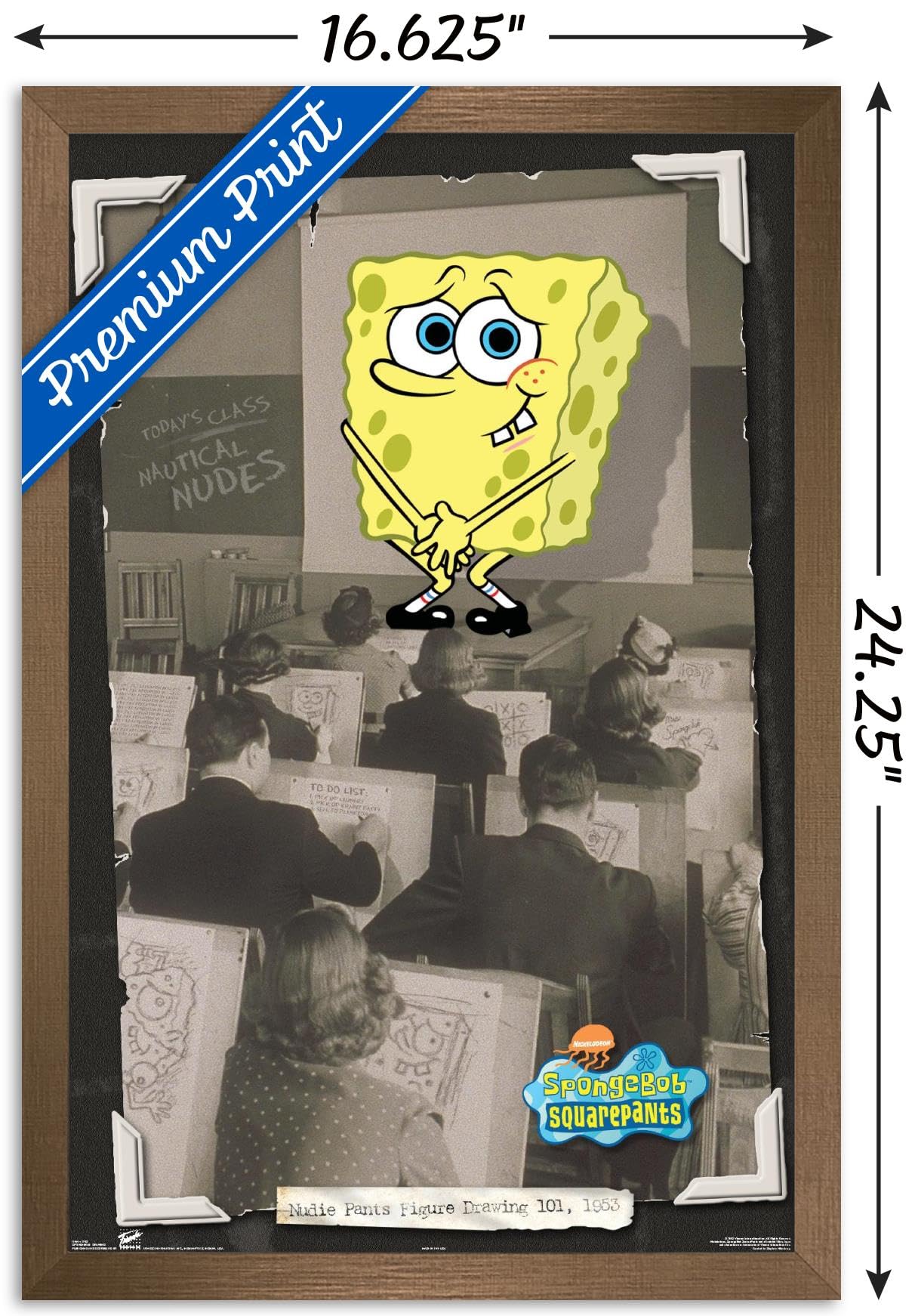 Nickelodeon Spongebob Squarepants Wall Poster - 14.725
