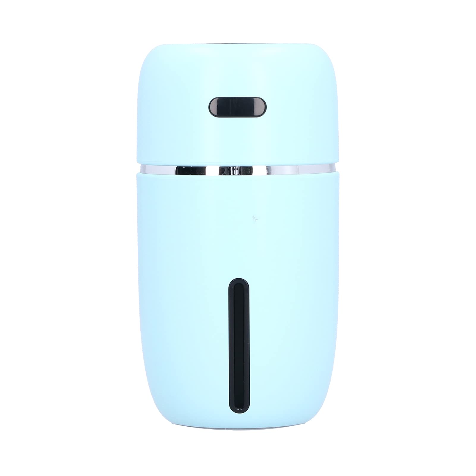 USB Humidifier with Night Light - Quiet, Safe & Portable Air Humidifier for Bedroom, Office & Living Room | Blue LED Ambient Light for Better Sleep & Relaxation