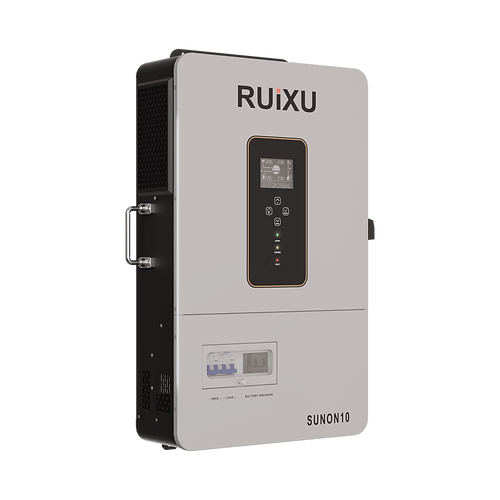 RUiXU 10kW Off Grid Solar Inverter - UL1741 Certified Single/Split Phase Pure Sine Wave Power Converter for Home, RV & Off-Grid Energy Systems