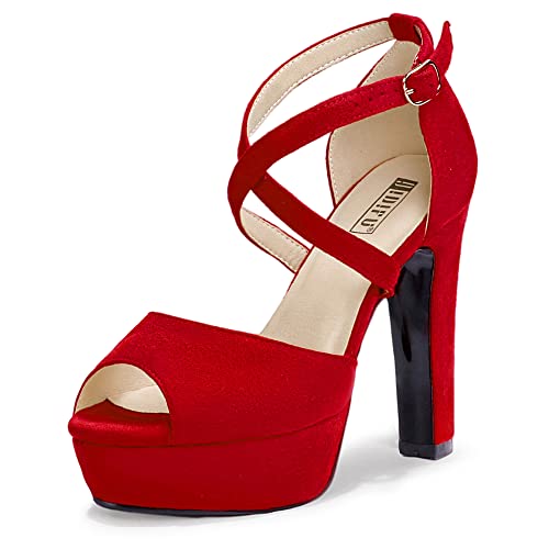 K Red Suede