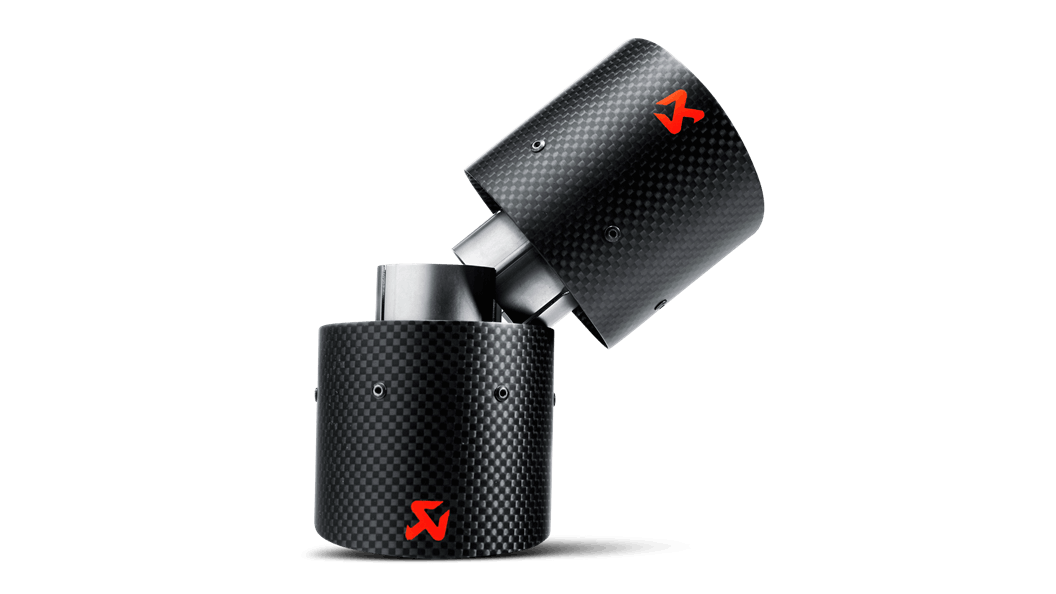 Akrapovič Carbon Fiber Exhaust Tail Pipe Set for MINI JCW Coupe R58 (2007-2014) - High Performance Upgrade for Street & Track Racing
