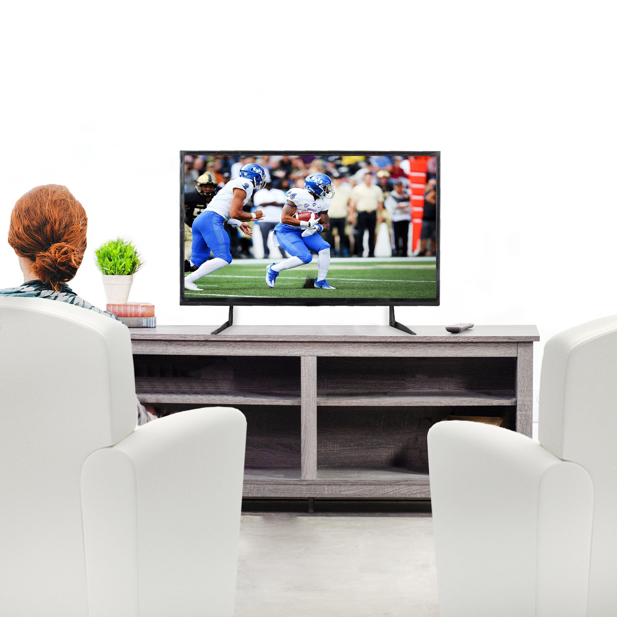 Universal Tabletop TV Stand for 22 to 65 Inch Flat Screen TVs - Perfect for Living Room, Bedroom & Home Theater Setup