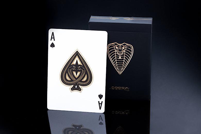 Premium COBRA Black Edition Playing Cards - High-Quality Poker Cards for Magic Tricks, Cardistry & Casino Games - Perfect for Professional Magicians & Card Players